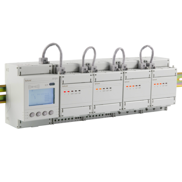 ADF400L Medidor de Energía Prepago Multicircuitos en Carril Din