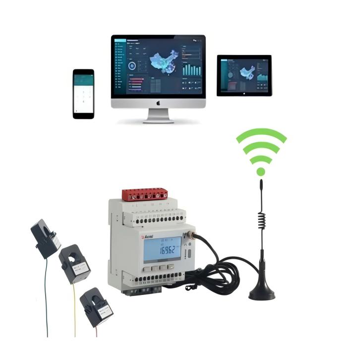 ADW300 Medidor de Energía Inalámbrico Trifásico