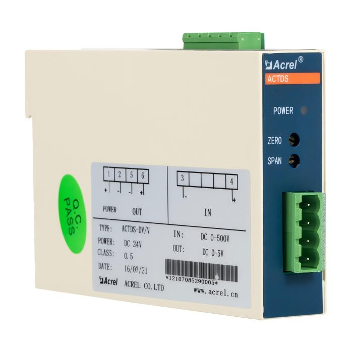 ACTDS-DV Transductor de Voltaje con Entrada de DC 100-1500V